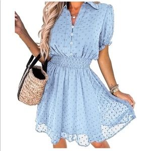 Women’s Casual Light Blue Summer Dress